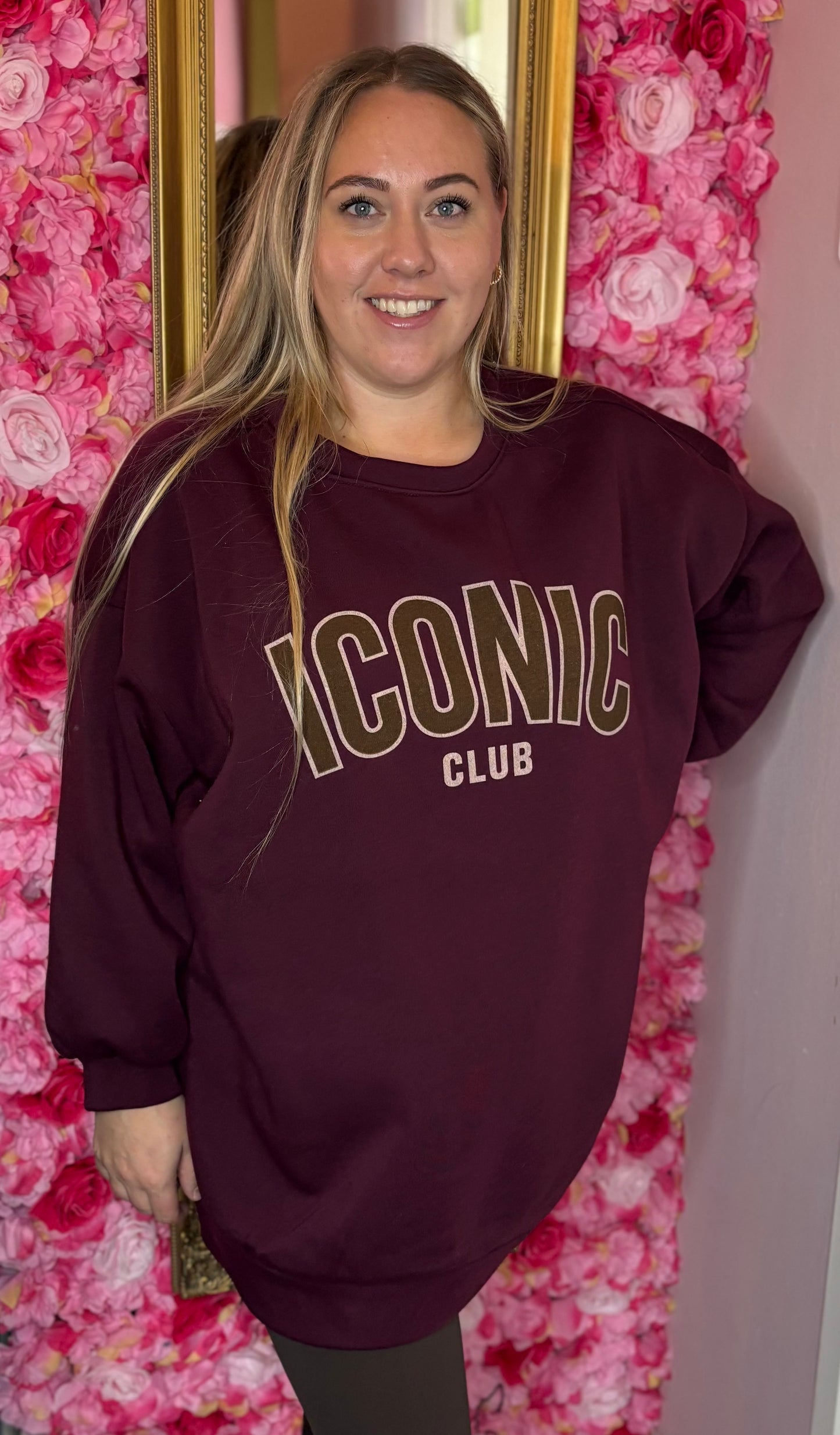 Trui Icon Soft Bordeaux Plus Size Maat 48 t/m 52-54