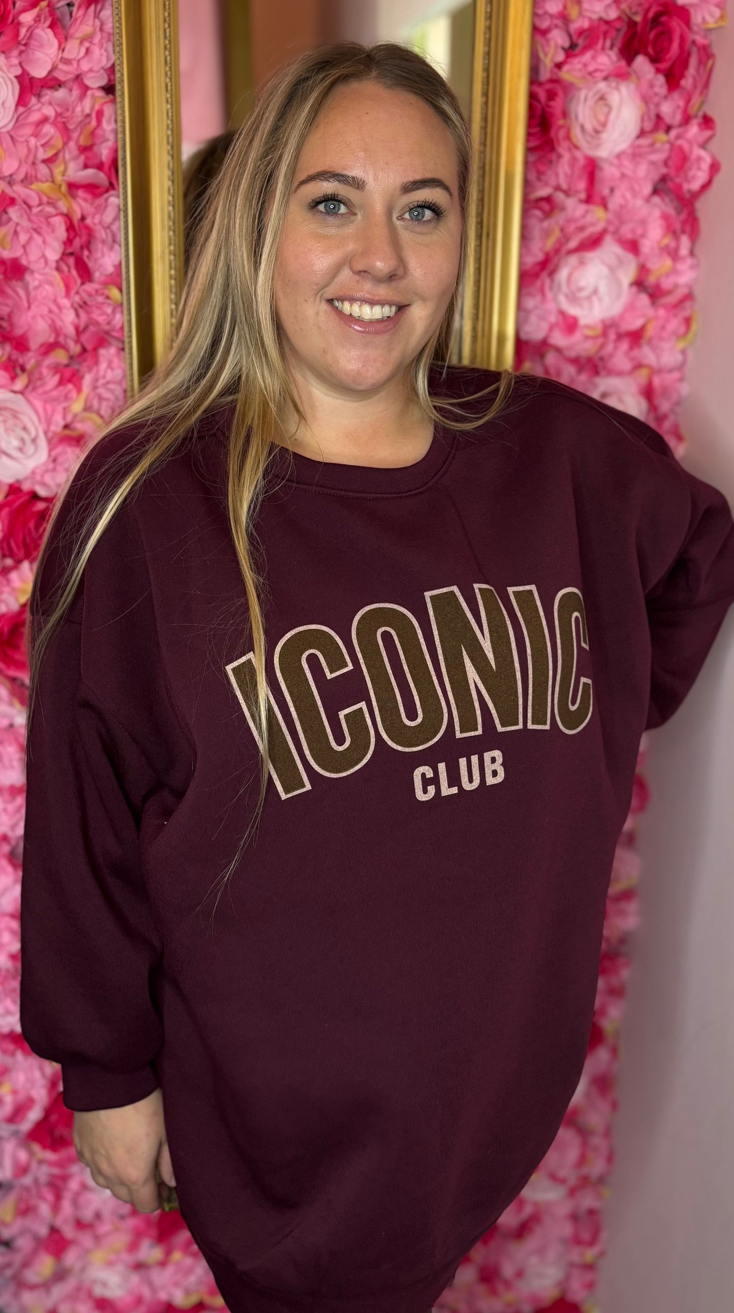 Trui Icon Soft Bordeaux Plus Size Maat 48 t/m 52-54