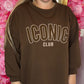 Trui Icon Soft Bruin Plus Size Maat 48 t/m 52-54