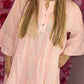 Jurk/Tuniek Ibiza Oranje Plus Size Maat 48 t/m 54