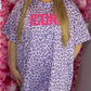 Jurk Icon Panter Lilla Plus Size Maat 46 t/m 52-54