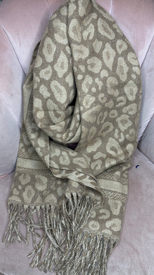 Sjaal Panterela Beige