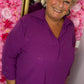 Blouse Glam Balloon Cyclaam Plus Size maat 48 t/m 54