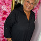 Blouse Glam Balloon Zwart Plus Size maat 48 t/m 54
