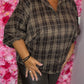 Blouse Glamour Wings Plus Size Maat 46 t/m 50-52