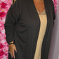 Kimono Katoen Bruin Plus size Maat 50 t/m 56-58