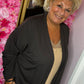 Kimono Katoen Bruin Plus size Maat 50 t/m 56-58