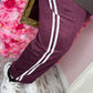Broek Pof Suedine Bordeaux Plus Size Maat 48 t/m 52