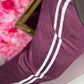 Broek Pof Suedine Bordeaux Plus Size Maat 48 t/m 52