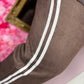 Broek Pof Suedine Bruin Plus Size Maat 48 t/m 52