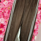 Broek Pof Suedine Bruin Plus Size Maat 48 t/m 52