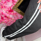 Broek Pof Suedine Zwart Plus Size Maat 48 t/m 52