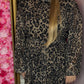 Jurk Leopard Mesh Plus Size tot Maat 48