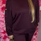 Set Heart Crush Bordeaux Plus Size maat 44 tot 48