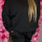 Set Heart Crush Zwart Plus Size maat 44 tot 48