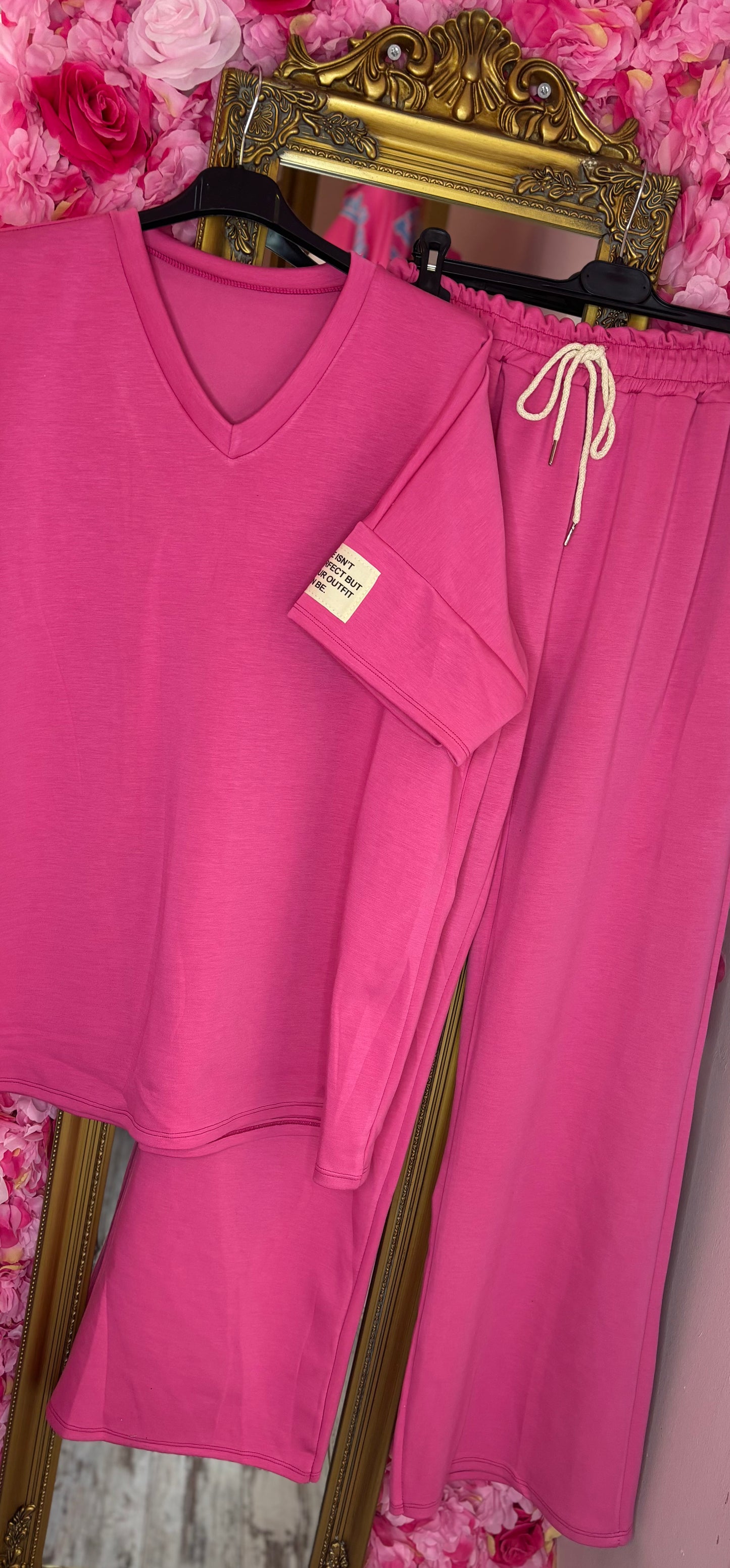 Comfy Set Sunny Perfect XL Fuchsia Plus Size maat 46 t/m 52