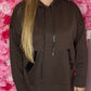 Hoodie Longline Bruin Plus Size Maat 44 t/m 48-50