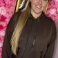 Hoodie Longline Bruin Plus Size Maat 44 t/m 48-50