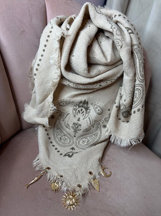 Sjaal Country Bedel Beige
