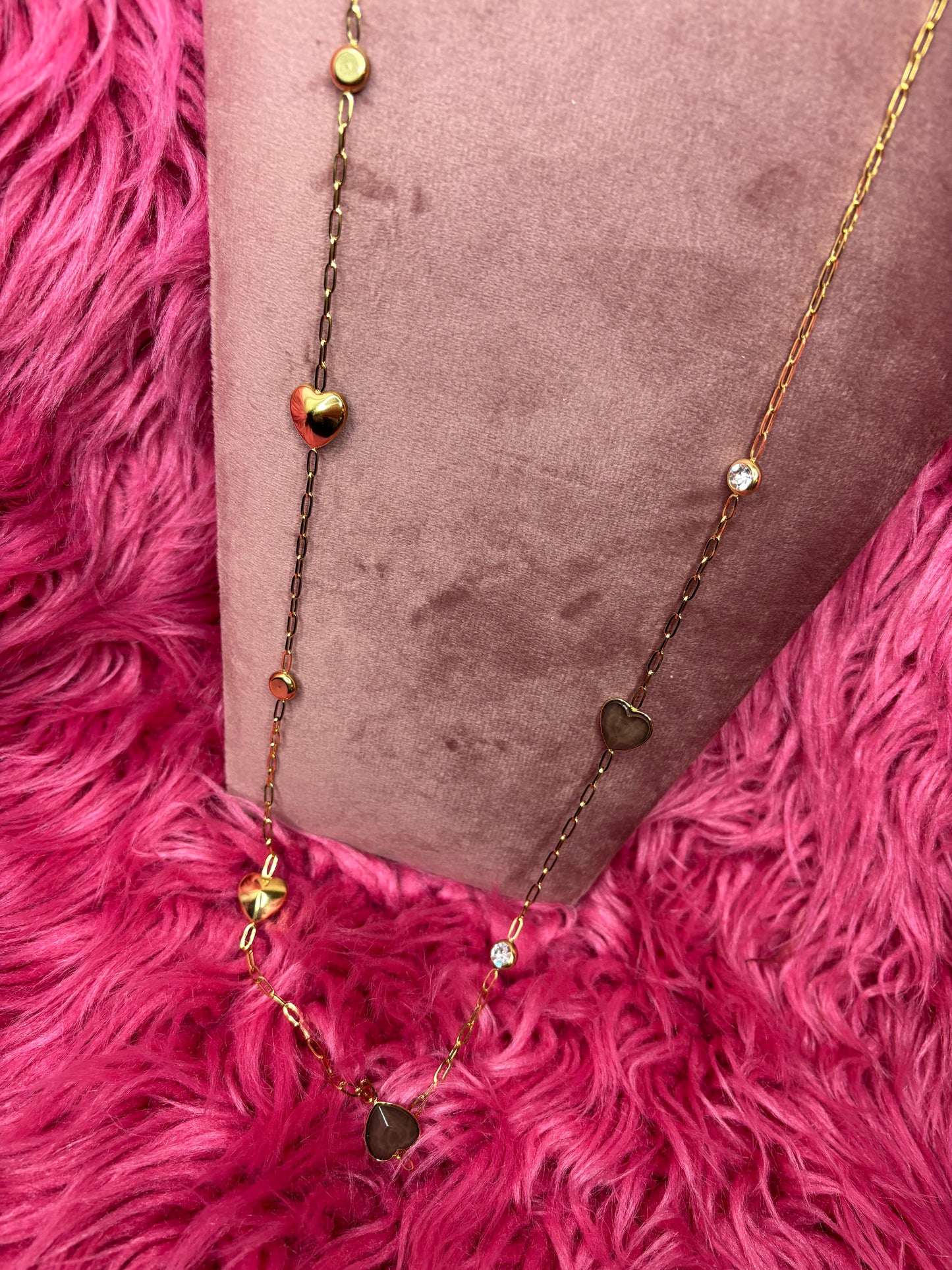 Ketting Amore Bordeaux
