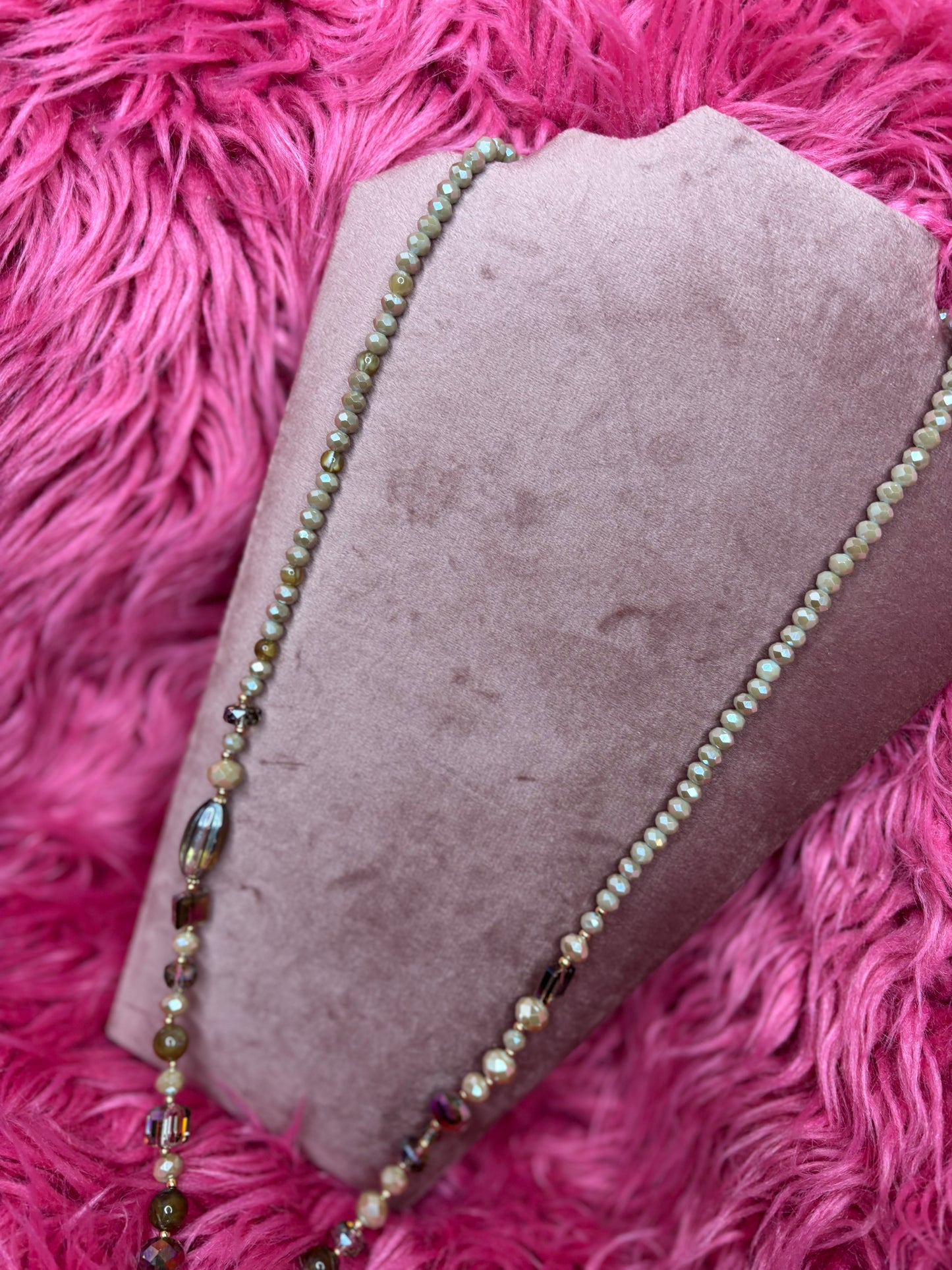 Ketting Kiss Beige