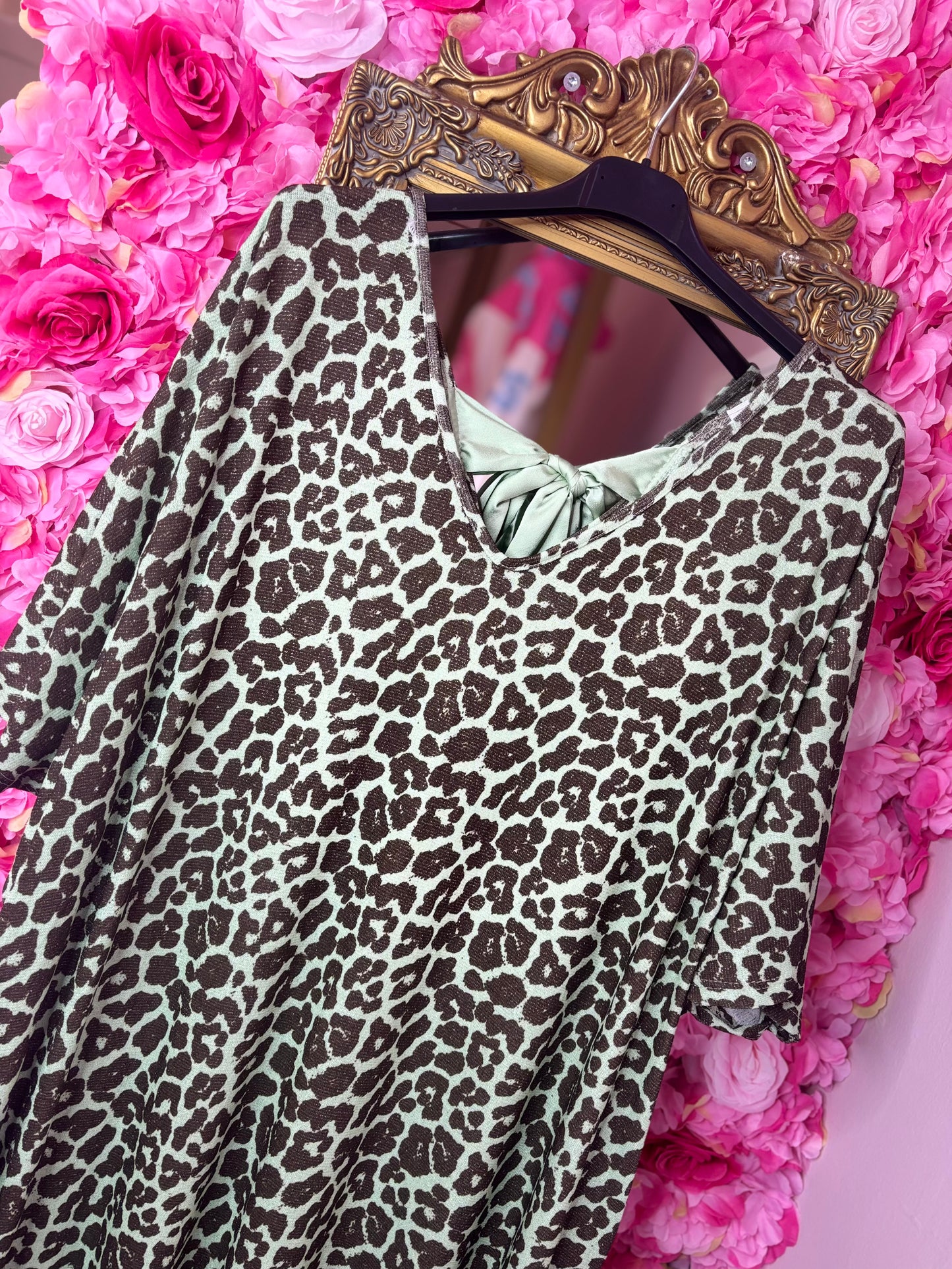 Jurk Corley Matcha Groen Plus Size Maat 48 t/m 54