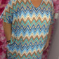 Jurk Sparkle Hope Blauw Plus Size Maat 48 t/m 54