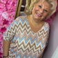 Jurk Sparkle Hope Beige Plus Size Maat 48 t/m 54