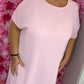Jurk Classic Licht Roze Plus Size Maat 48 t/m 54