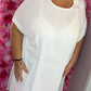 Jurk Classic Wit Plus Size Maat 48 t/m 54