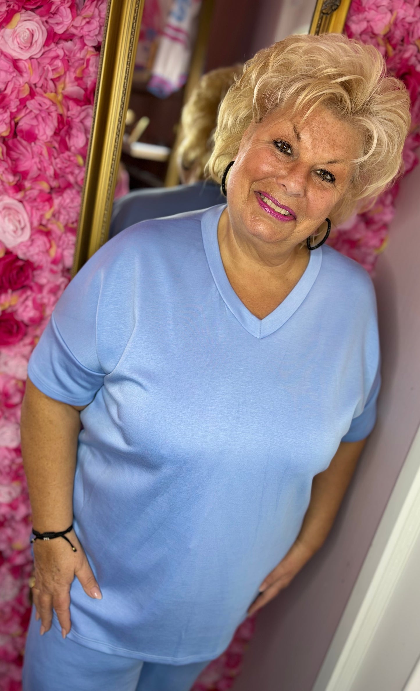 Comfy Set Sunny Perfect XL Licht Blauw Plus Size maat 46 t/m 52