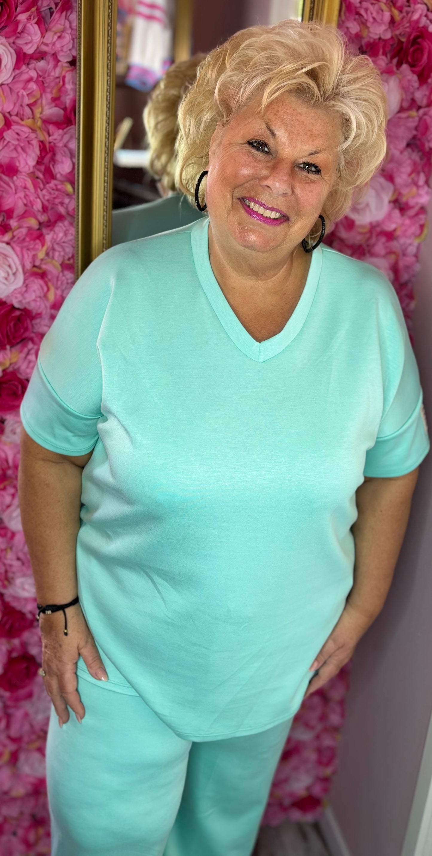 Comfy Set Sunny Perfect XL Mint Plus Size maat 46 t/m 52