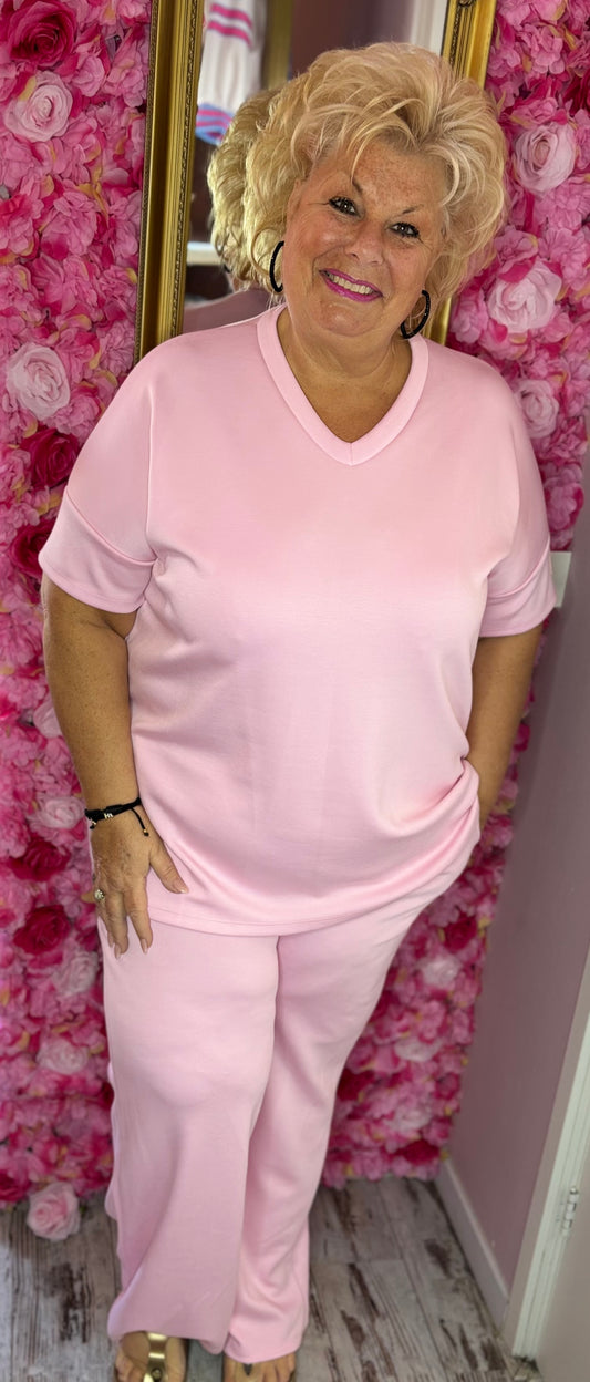 Comfy Set Sunny Perfect XL Licht Roze Plus Size maat 46 t/m 52