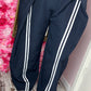 Broek Wrap Pants Donker Blauw Plus Size Maat 44 t/m 48