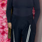 Broek Wrap Pants Donker Blauw Plus Size Maat 44 t/m 48