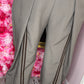 Broek Wrap Pants Taupe Plus Size Maat 44 t/m 48
