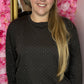 Long Sleeve Daily Glam Bruin Plus Size maat 46 t/m 50