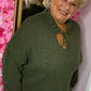 Trui Cozy Ruffle Leger Groen Size Maat 46 t/m 50