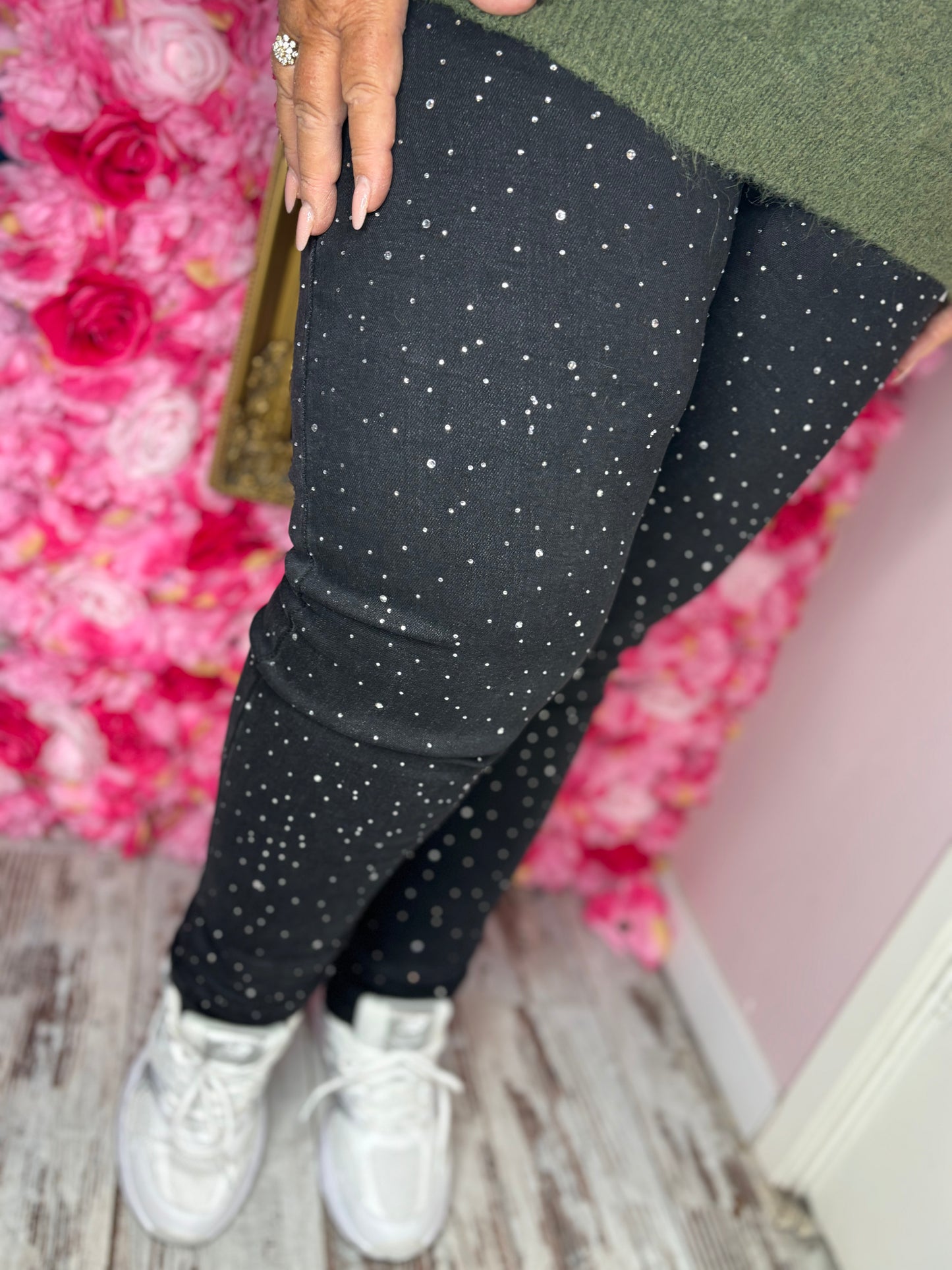Jeans Mom Fit Glitz & Glam Maat 44 t/m 54