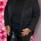 Long Sleeve Every Day Zwart Plus Size maat 46 t/m 50