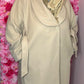 Jas Mantel Creme Plus Size Maat 50 t/m 54