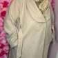 Jas Mantel Creme Plus Size Maat 50 t/m 54