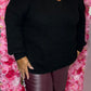 Trui The Flirty Zwart Size Maat 48 t/m 54