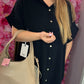 Jurk Door Zwart Plus Size Maat 48 t/m 54