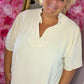 Blouse Fay Beige Plus Size maat 48 t/m 54