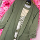 Blazer Basic Leger Groen Plus Size Maat 44 t/m 50