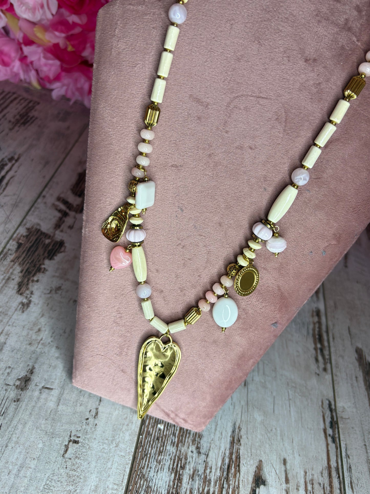 Ketting Roze Heart