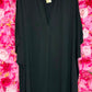 Jurk Fay Katoen Zwart Plus Size Maat 50 t/m 58