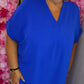 Lange Jurk Summer Konings Blauw Maat 48 t/m 54-56
