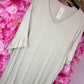 *LUCKY LOOK* T-shirt Rudy Beige Plus Size Maat 48 t/m 52-54